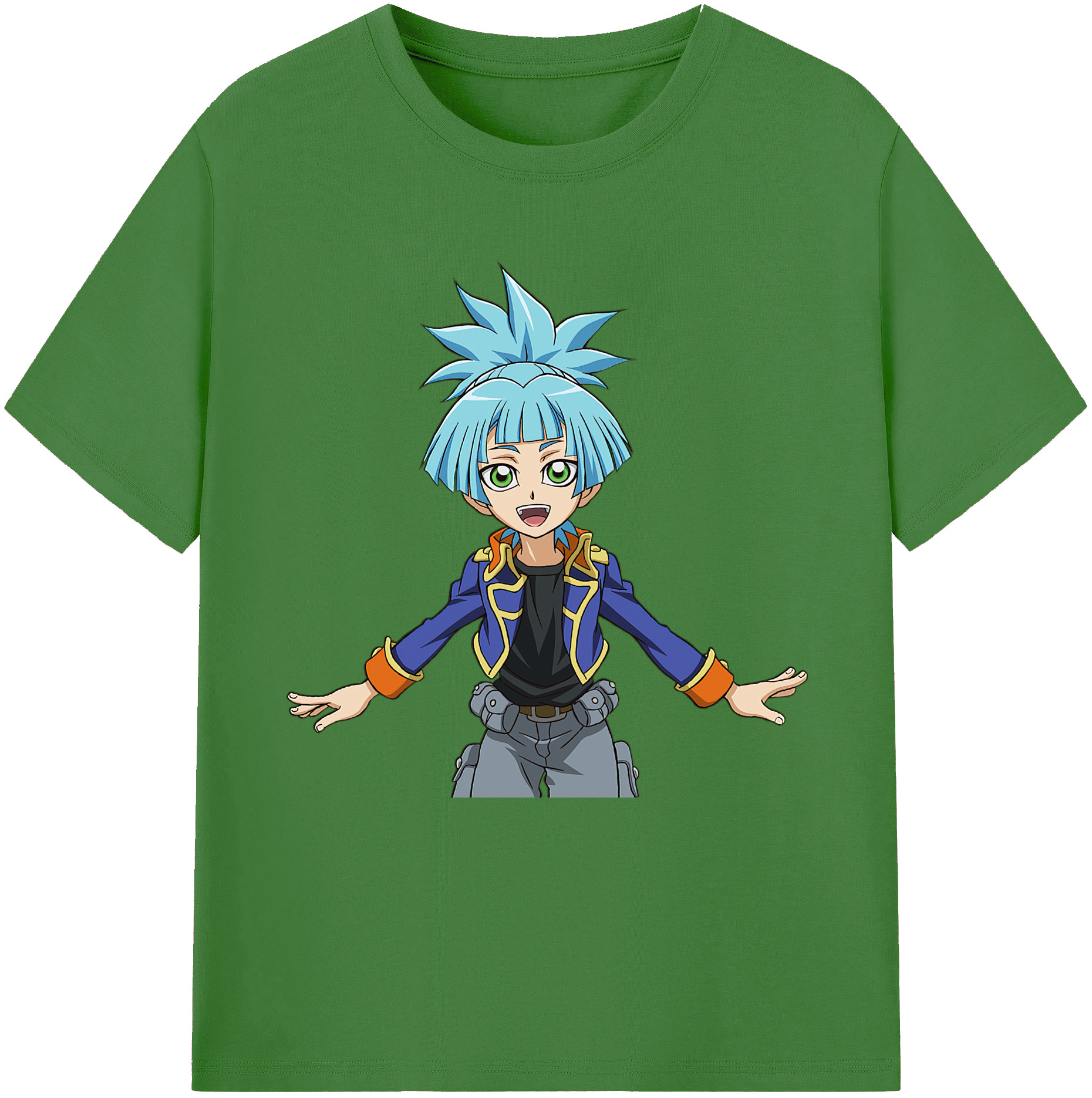 （画像用） 遊☆戯☆王 Yu-Gi-Oh! レディースカジュアルプリントTシャツ（綿100％）